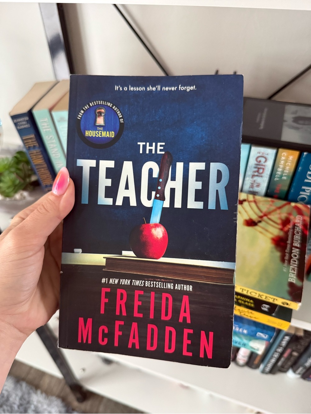 The Teacher by - Navy Blue Paperback